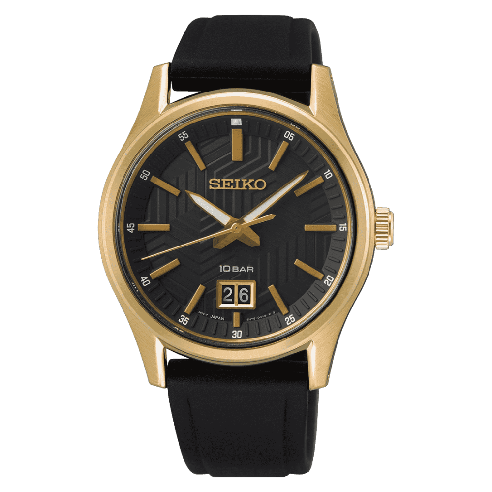 Reloj Seiko SUR560P1 Neo Sports dorado calendario grande hombre