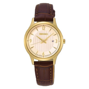 Reloj Seiko sxdg96p1 Neo classic acero dorado piel mujer