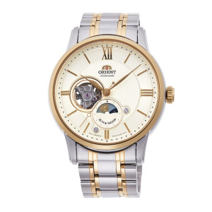 Reloj Orient automático ra-as0007s10b sol luna hombre