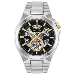 Reloj Bulova 98a224 automatico esqueleto hombre