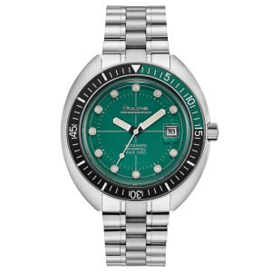 Reloj Bulova 96b322 automatico devil diver verde hombre