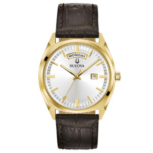 Reloj Bulova 97c106 dorado piel hombre