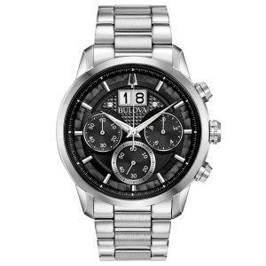 Reloj Bulova 96b319 crono acero hombre