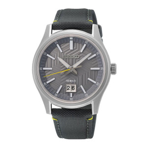 Reloj Seiko sur543p1 nylon calendario grande hombre