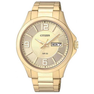 Reloj Citizen BF2003-50P dorado cuarzo hombre