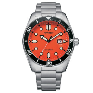 Reloj Citizen AW1760-81X esfera naranja hombre