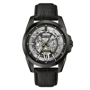 Reloj Bulova 98A304 automatico esqueleto black hombre