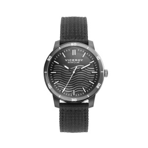 Reloj Viceroy 41133-57 ecosolar nylon esfera negra hombre