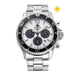 Reloj Orient RA-TX0203S10B crono panda solar