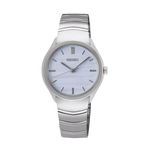 Reloj Seiko SUR549P1 redondo esfera azul claro mujer