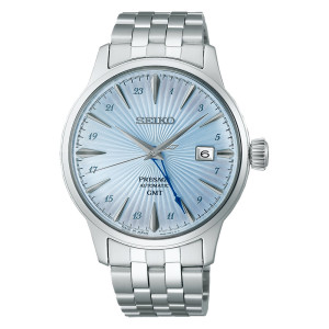 SSK037J1 Seiko Presage Cocktail esfera azul GMT hombre