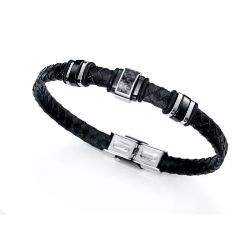 Viceroy pulsera 6188P09010 fashion hombre cuero trenzado