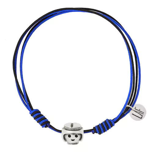 Pulsera joyas Playmobil click cpm00051 azul negro brisa