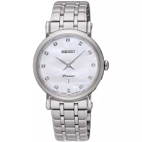 Reloj Seiko sxb433p1 Premier extraplano diamantes mujer