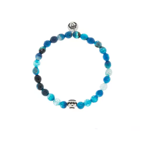 Pulsera joyas playmobil click piedras azul