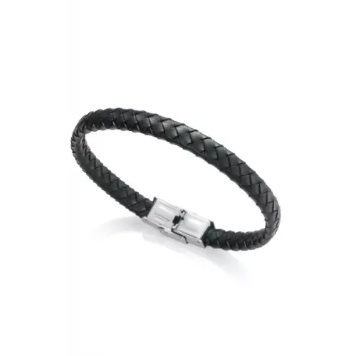 Viceroy pulsera acero piel 75222p01016 hombre