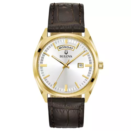 Reloj Bulova 97c106 dorado piel hombre