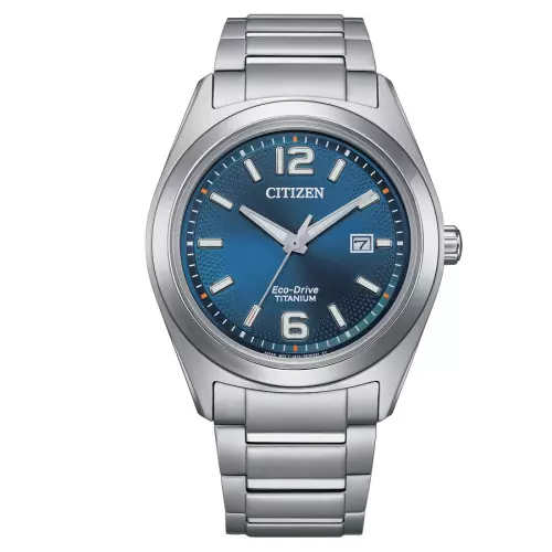 Reloj Citizen AW1641-81L titanio esfera azul hombre