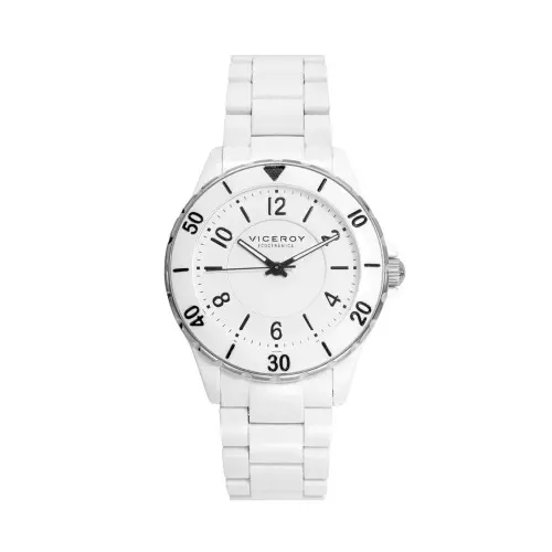 Reloj Viceroy 41116-06 ecoceramica blanca mujer