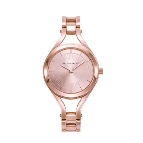 Reloj Viceroy 401176-77 acero esfera rosa mujer