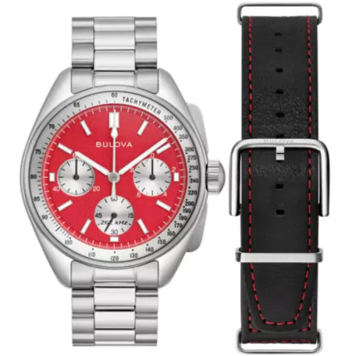 96K115 Bulova Lunar Pilot rojo 43,5mm hombre