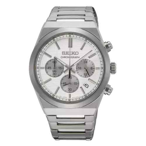 SSB451P1 Reloj Seiko Essentials Crono Cuarzo blanco hombre