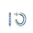 Viceroy pendientes 9127E000-39 plata circonitas azul verde mujer