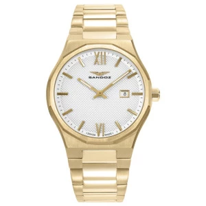 Reloj Sandoz 83013-83 swiss made dorado hombre