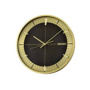 Reloj Seiko pared QXA840G redondo dorado