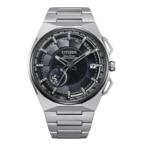 CC3097-52E Reloj Citizen Satellite wave f150 titanio esfera negra