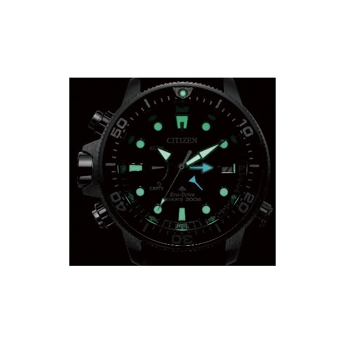 Citizen Reloj de buceo Promaster BN2031-85E negro de acero inoxidable  Eco-Drive para hombre, plateado, Reloj de buceo